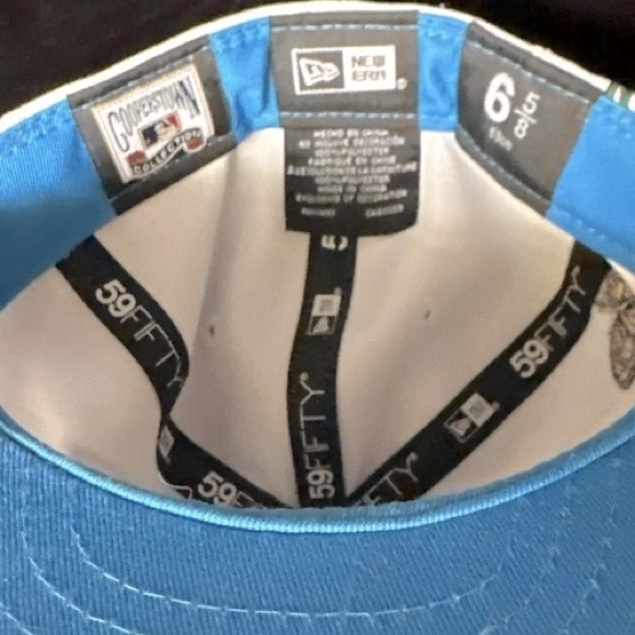 NWT [New Era] 59FIFTY Seattle Mariners White Blooming Fitted Hat Kids Sz 6 5/8 - Picture 7 of 8